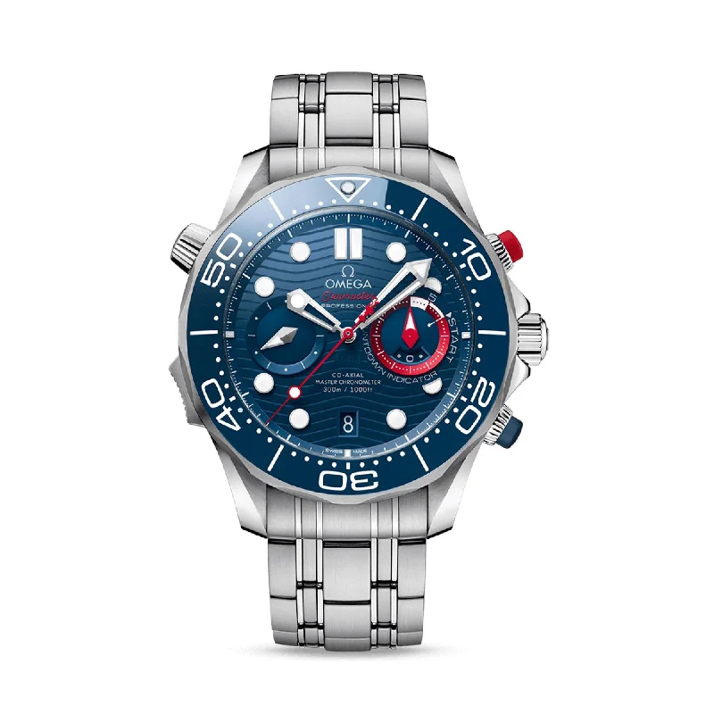 Seamaster Diver 300M Co-Axial Master Chronometer Chronograph 44 MM America s Cup