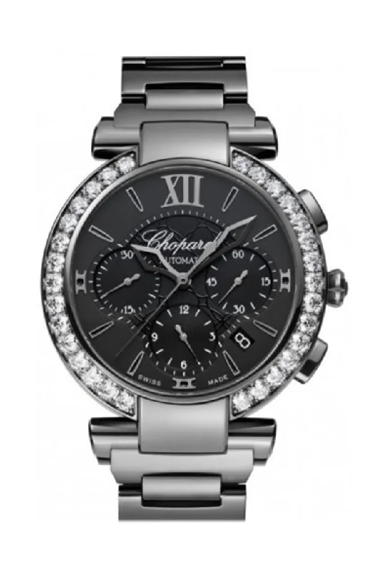 Chopard Imperiale Chronogragh Steel Black Dial 388549/3006