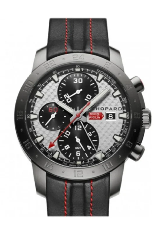 Chopard Mille Miglia Zagato Black Leather Black Dial 168550-3004