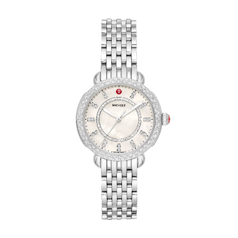 Sidney Classic Stainless Steel Diamond Watch