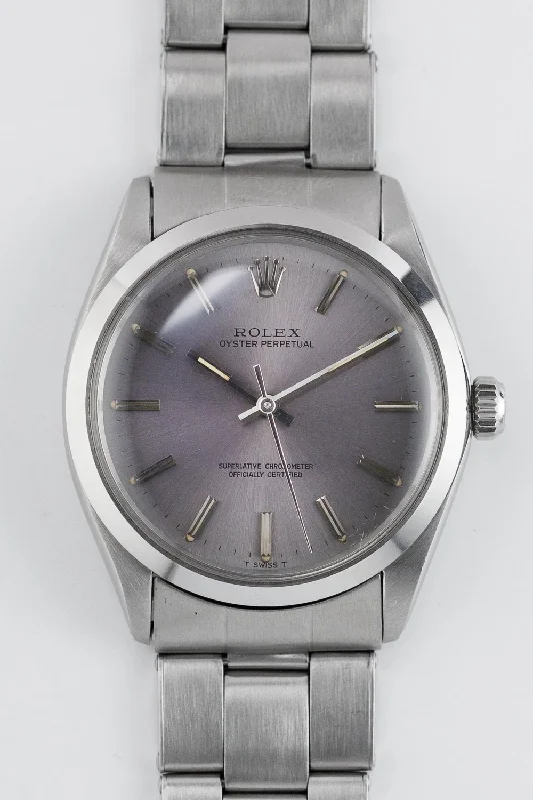 ROLEX OYSTER PERPETUAL Ref.1002 Purple Color Dial