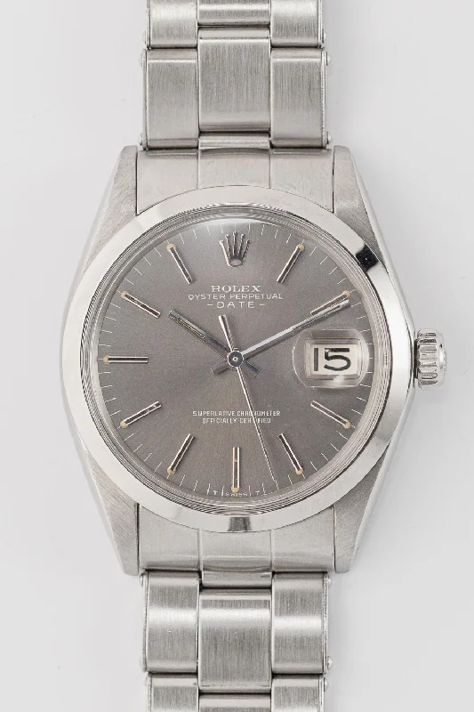 ROLEX OYSTER PERPETUAL DATE Ref.1500 Gray Dial