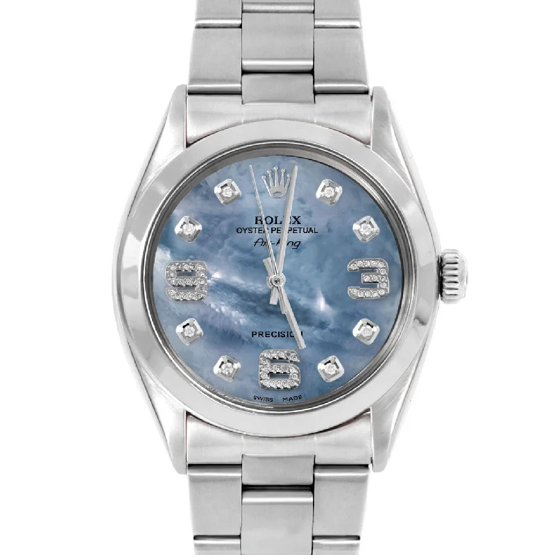 Rolex Air King 34mm | 5500-SS-BLMOP-8DA369-SMT-OYS