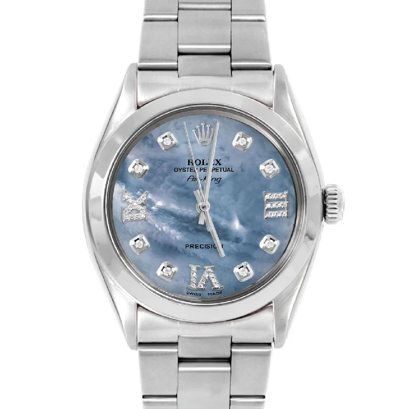 Rolex Air King 34mm | 5500-SS-BLMOP-8DR369-SMT-OYS