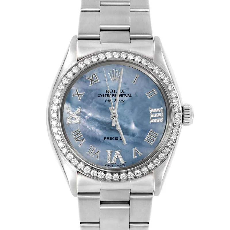 Rolex Air King 34mm | 5500-SS-BLMOP-RDR369-BDS-OYS