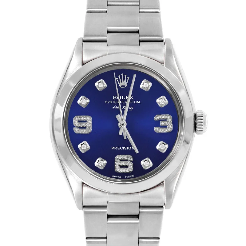 Rolex Air King 34mm | 5500-SS-BLU-8DA369-SMT-OYS