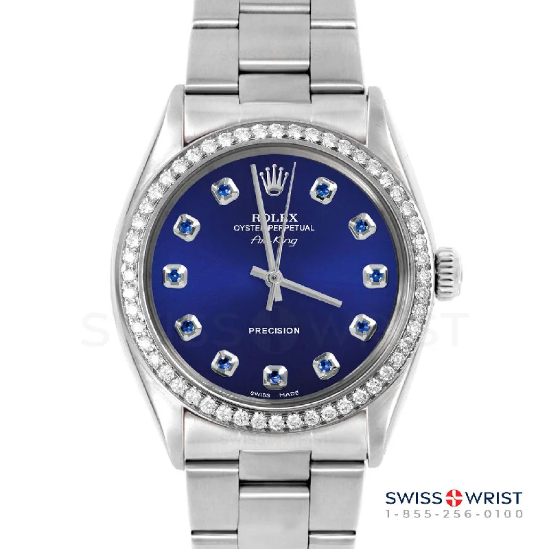 Rolex Air King 34mm | 5500-SS-BLU-SPH-AM-BDS-OYS