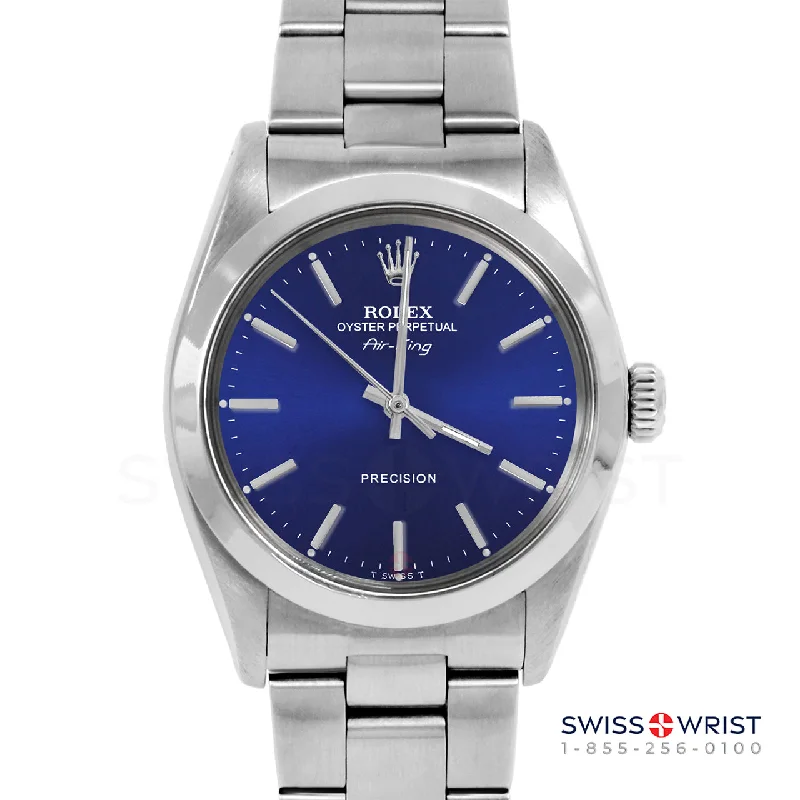 Rolex Air King 34mm | 5500-SS-BLU-STK-SMT-OYS