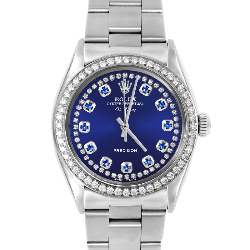 Rolex Air King 34mm | 5500-SS-BLU-STRS-BDS-OYS