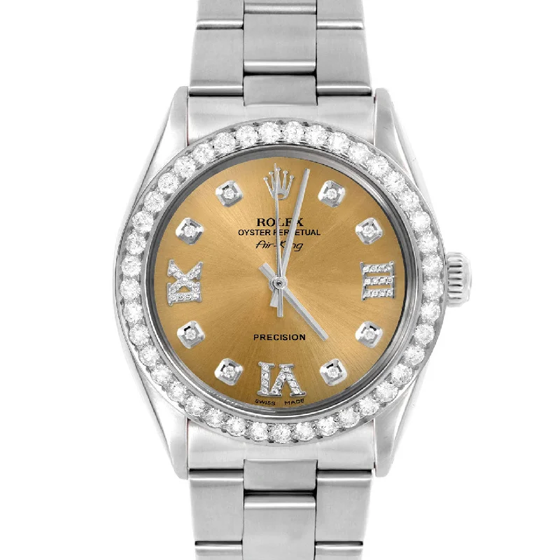 Rolex Air King 34mm | 5500-SS-CHM-8DR369-2CT-OYS