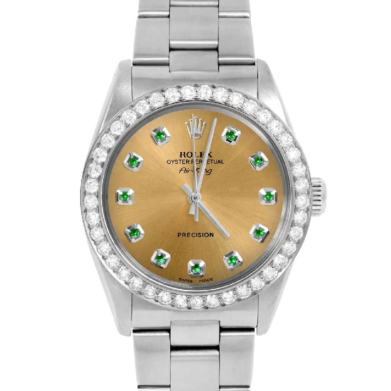 Rolex Air King 34mm | 5500-SS-CHM-EMD-AM-2CT-OYS