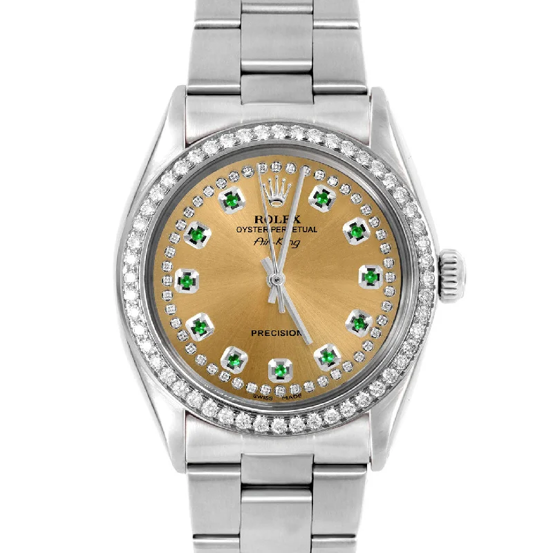 Rolex Air King 34mm | 5500-SS-CHM-STRE-BDS-OYS