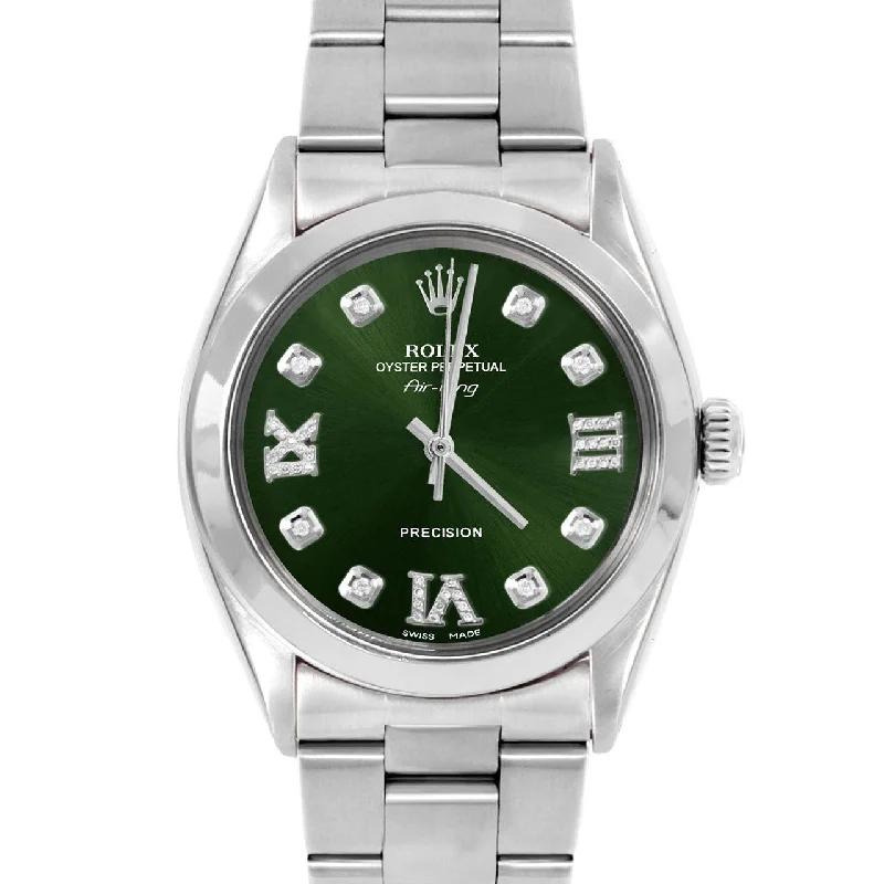 Rolex Air King 34mm | 5500-SS-GRN-8DR369-SMT-OYS