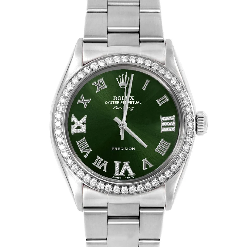 Rolex Air King 34mm | 5500-SS-GRN-RDR369-BDS-OYS