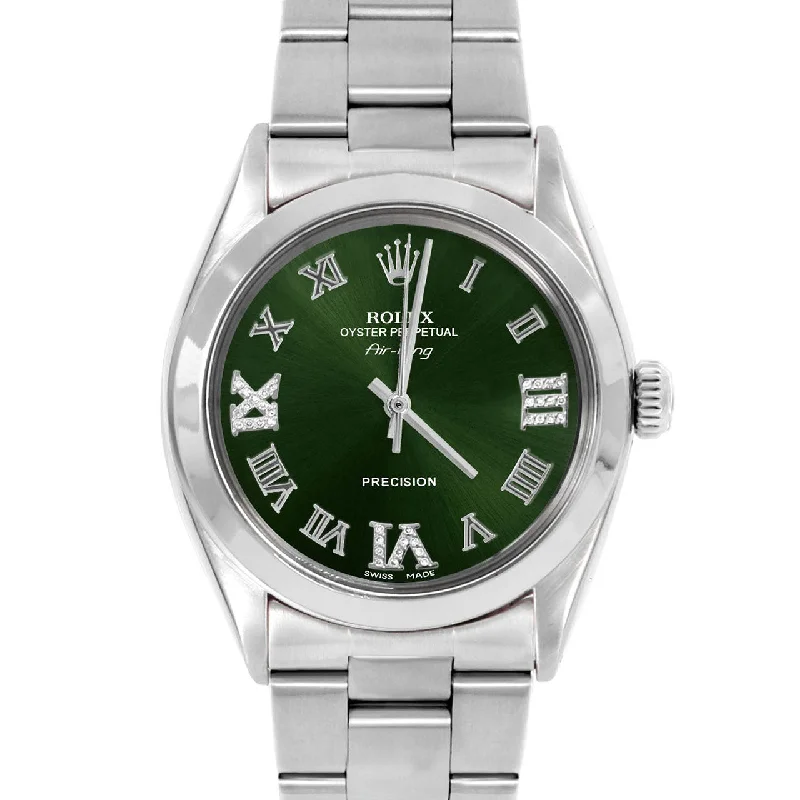 Rolex Air King 34mm | 5500-SS-GRN-RDR369-SMT-OYS