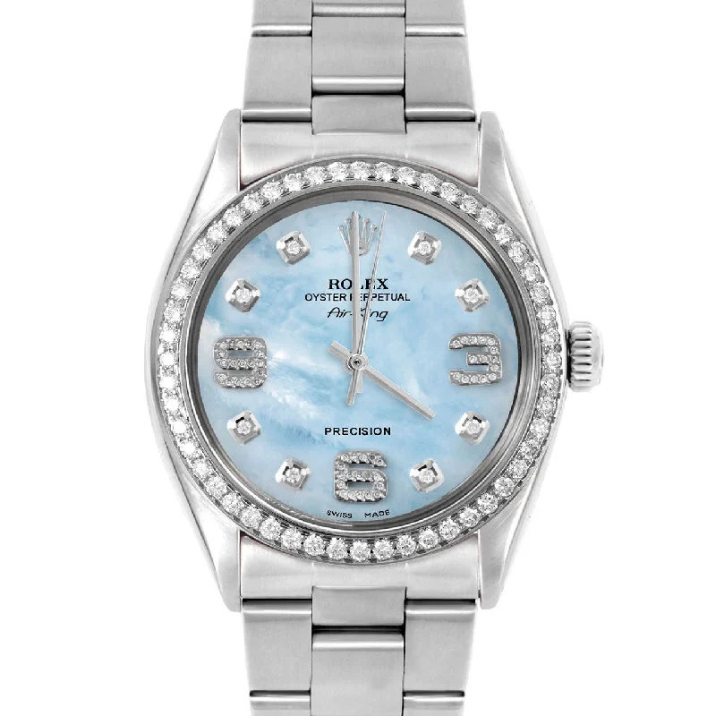 Rolex Air King 34mm | 5500-SS-LBMOP-8DA369-BDS-OYS