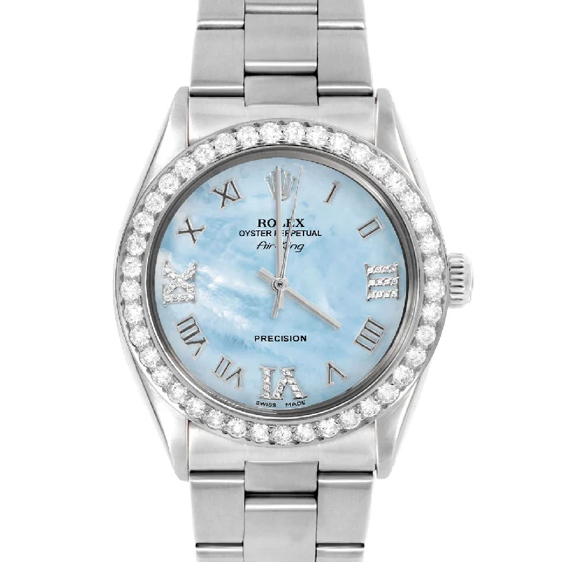 Rolex Air King 34mm | 5500-SS-LBMOP-RDR369-2CT-OYS