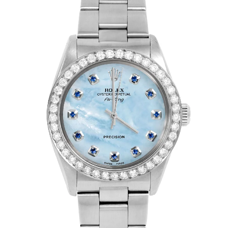 Rolex Air King 34mm | 5500-SS-LBMOP-SPH-AM-2CT-OYS