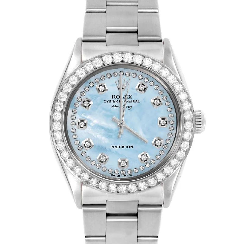 Rolex Air King 34mm | 5500-SS-LBMOP-STRD-2CT-OYS