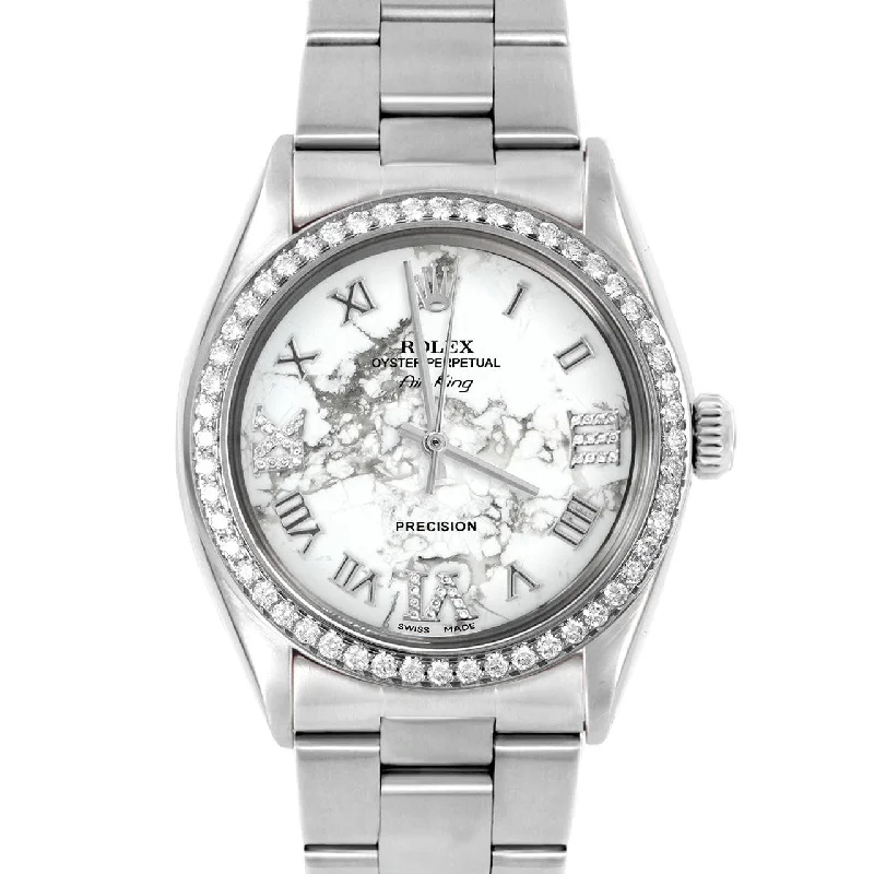 Rolex Air King 34mm | 5500-SS-MRB-RDR369-BDS-OYS