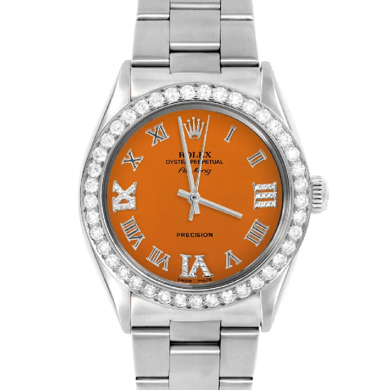 Rolex Air King 34mm | 5500-SS-ORN-RDR369-2CT-OYS