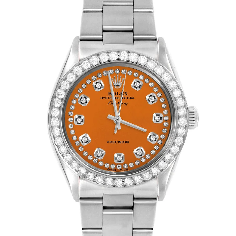 Rolex Air King 34mm | 5500-SS-ORN-STRD-2CT-OYS