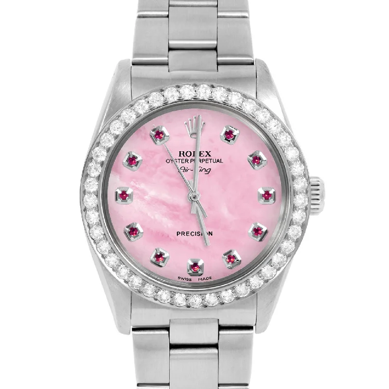 Rolex Air King 34mm | 5500-SS-PMOP-RBY-AM-2CT-OYS