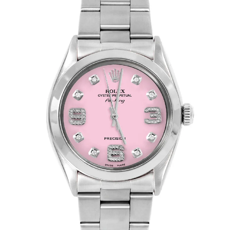 Rolex Air King 34mm | 5500-SS-PNK-8DA369-SMT-OYS