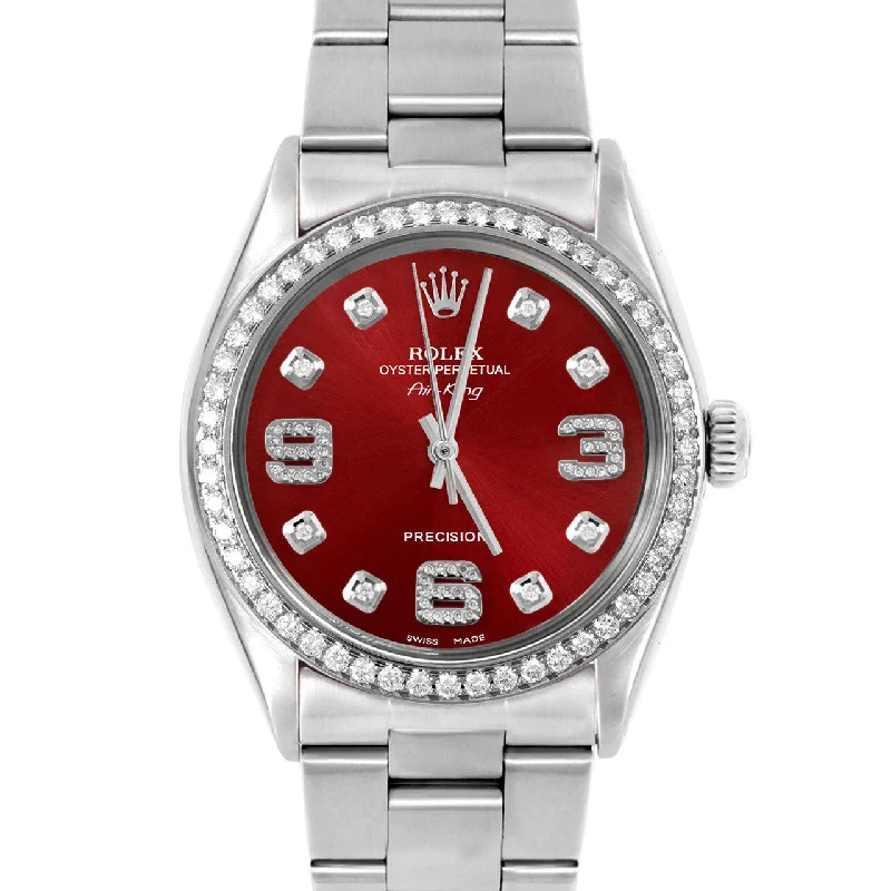 Rolex Air King 34mm | 5500-SS-RED-8DA369-BDS-OYS