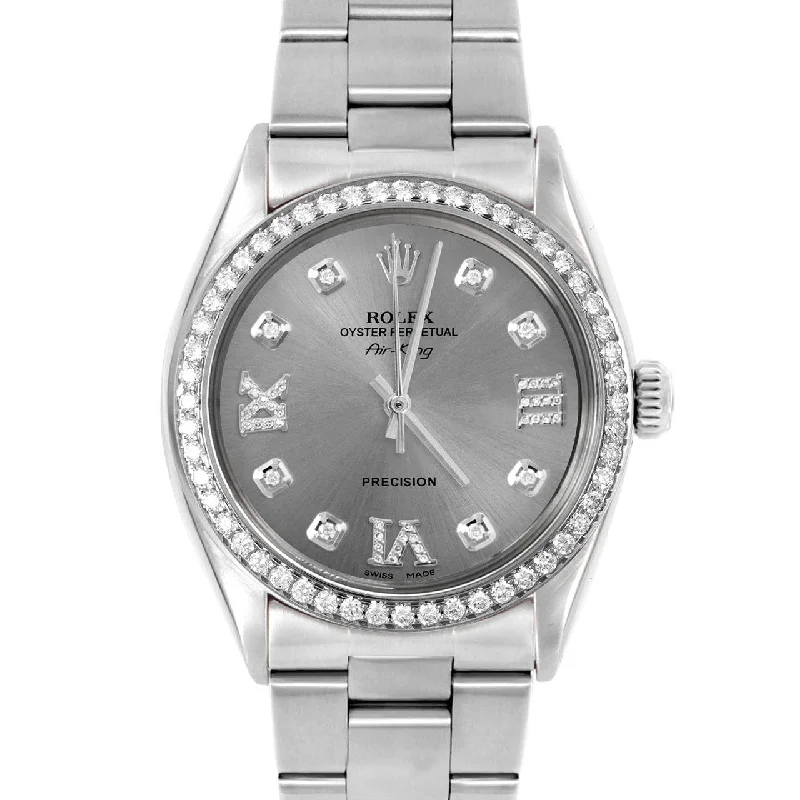 Rolex Air King 34mm | 5500-SS-SLT-8DR369-BDS-OYS