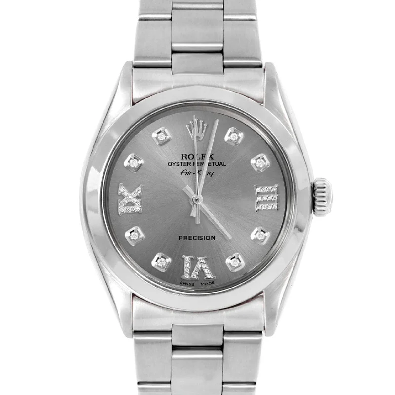 Rolex Air King 34mm | 5500-SS-SLT-8DR369-SMT-OYS