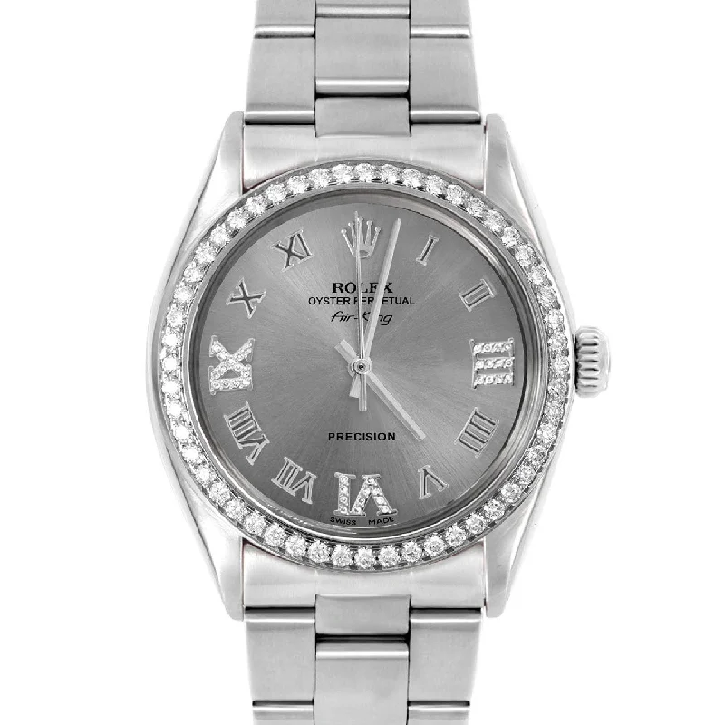 Rolex Air King 34mm | 5500-SS-SLT-RDR369-BDS-OYS