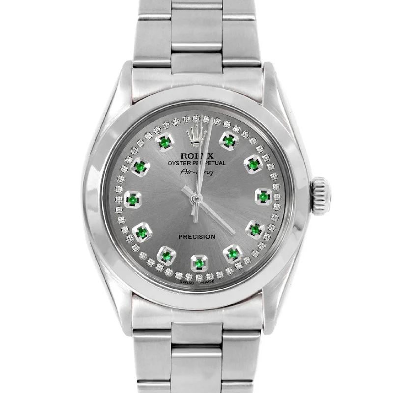 Rolex Air King 34mm | 5500-SS-SLT-STRE-SMT-OYS