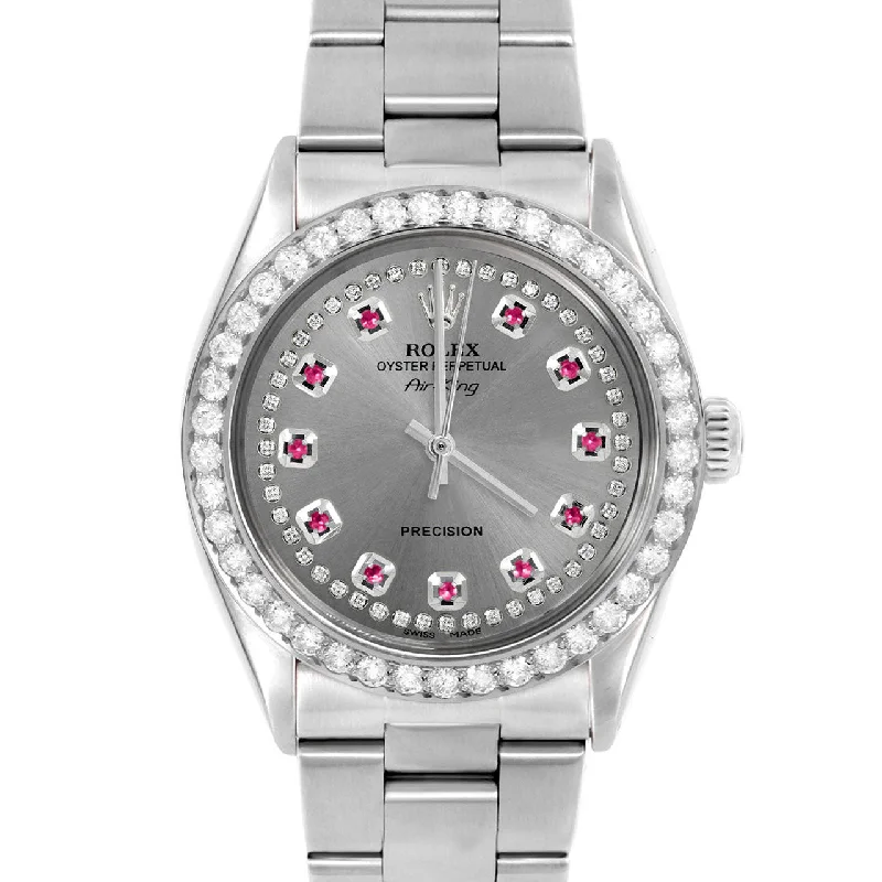 Rolex Air King 34mm | 5500-SS-SLT-STRR-2CT-OYS