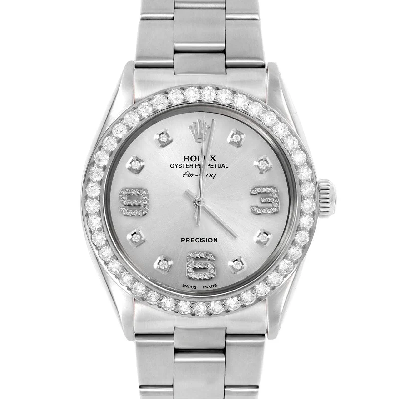 Rolex Air King 34mm | 5500-SS-SLV-8DA369-2CT-OYS