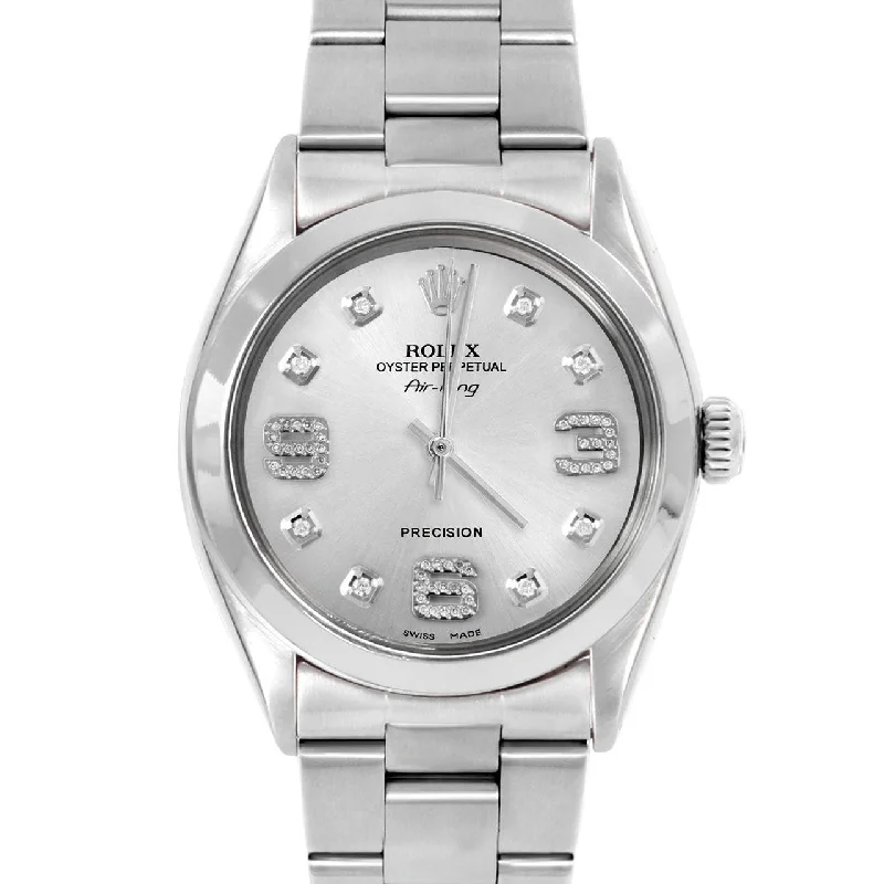 Rolex Air King 34mm | 5500-SS-SLV-8DA369-SMT-OYS