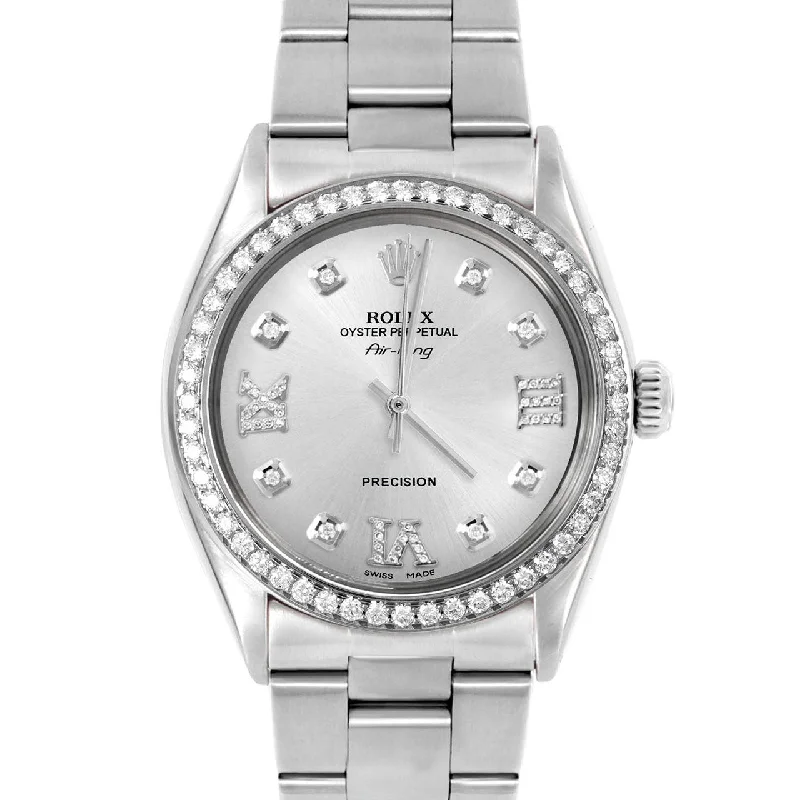 Rolex Air King 34mm | 5500-SS-SLV-8DR369-BDS-OYS