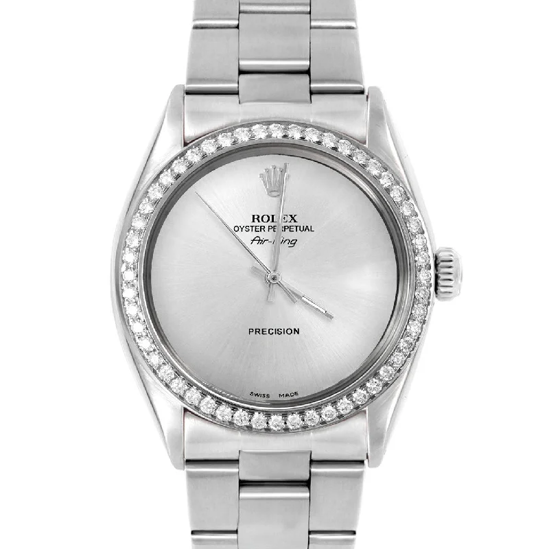 Rolex Air King 34mm | 5500-SS-SLV-NOHM-BDS-OYS