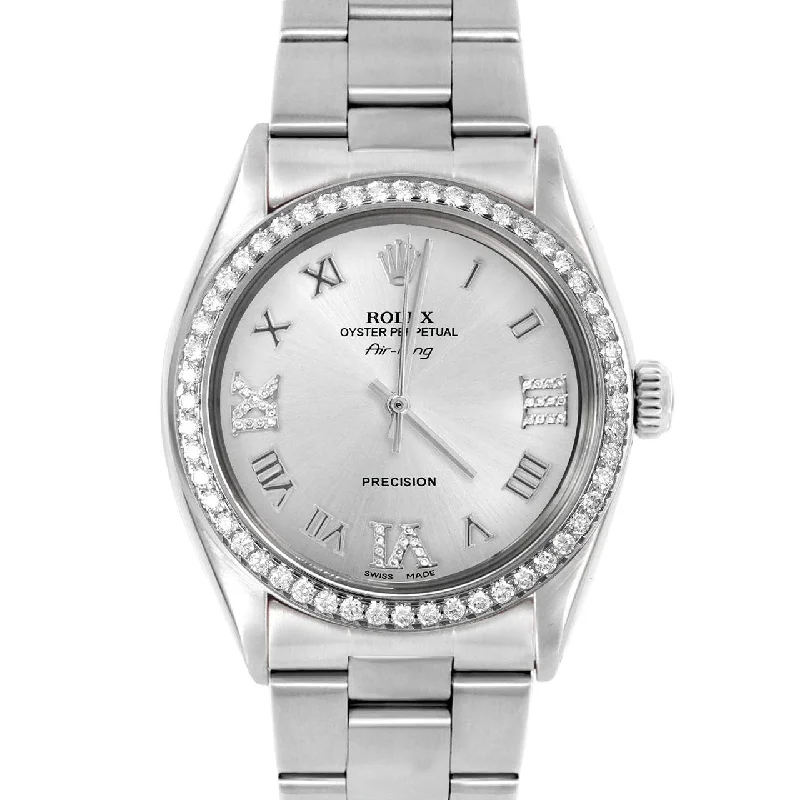 Rolex Air King 34mm | 5500-SS-SLV-RDR369-BDS-OYS