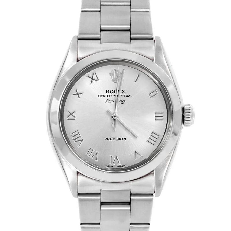 Rolex Air King 34mm | 5500-SS-SLV-ROM-SMT-OYS