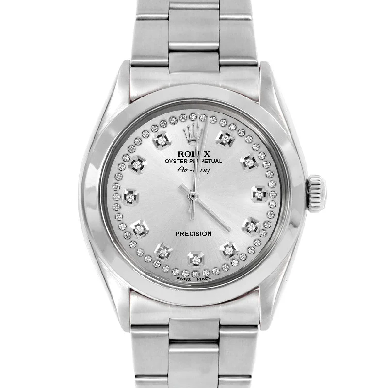 Rolex Air King 34mm | 5500-SS-SLV-STRD-SMT-OYS