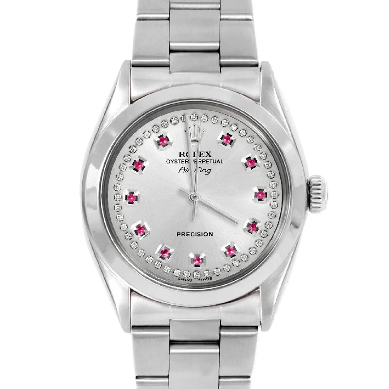 Rolex Air King 34mm | 5500-SS-SLV-STRR-SMT-OYS