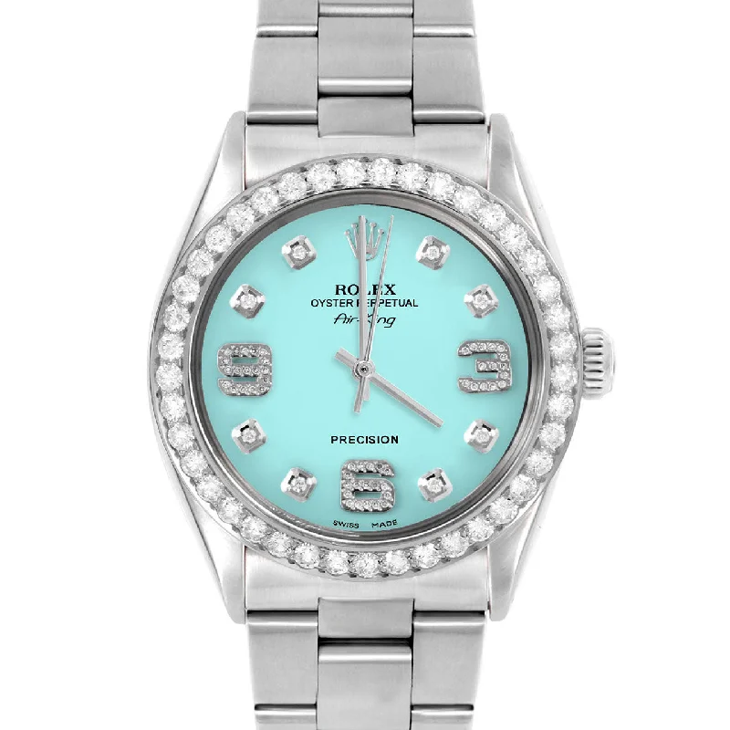 Rolex Air King 34mm | 5500-SS-TRQ-8DA369-2CT-OYS