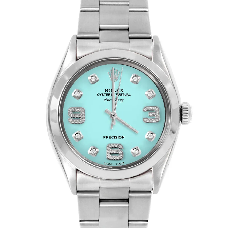 Rolex Air King 34mm | 5500-SS-TRQ-8DA369-SMT-OYS