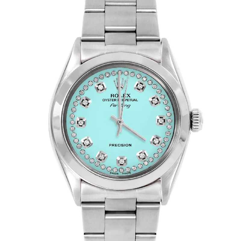 Rolex Air King 34mm | 5500-SS-TRQ-STRD-SMT-OYS