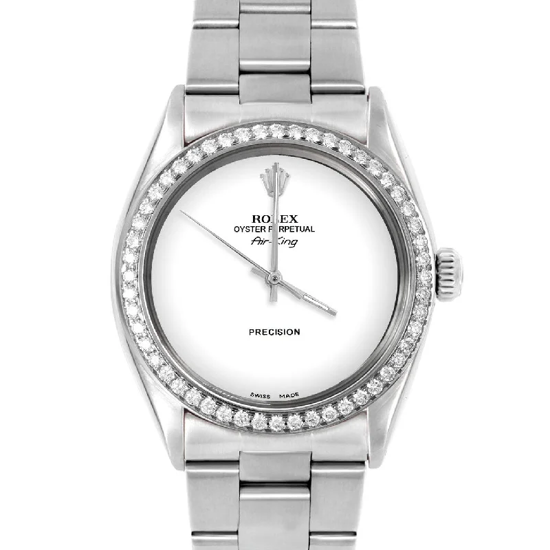 Rolex Air King 34mm | 5500-SS-WHT-NOHM-BDS-OYS