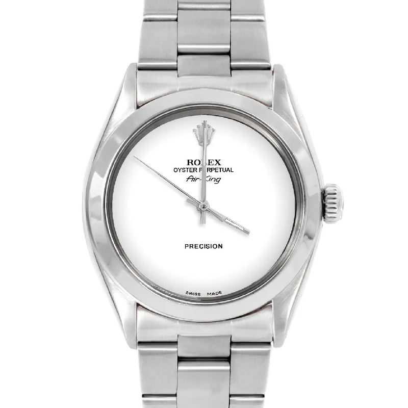 Rolex Air King 34mm | 5500-SS-WHT-NOHM-SMT-OYS