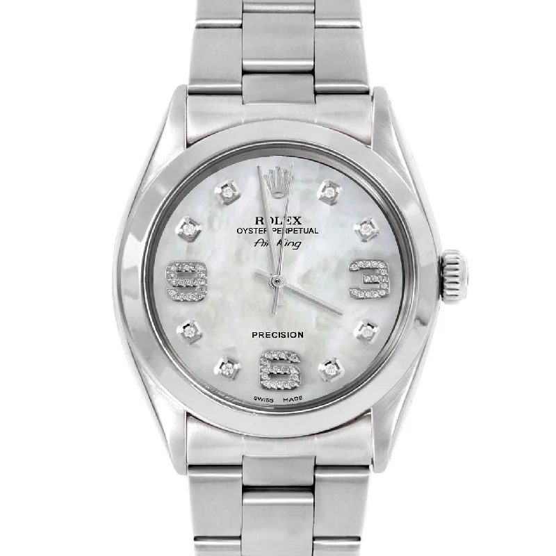 Rolex Air King 34mm | 5500-SS-WMOP-8DA369-SMT-OYS