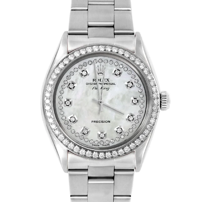 Rolex Air King 34mm | 5500-SS-WMOP-STRD-BDS-OYS