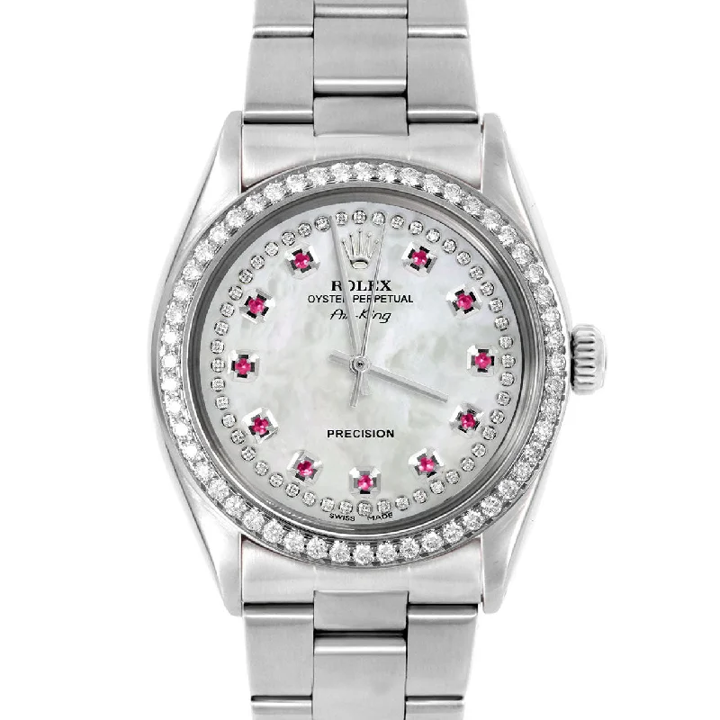 Rolex Air King 34mm | 5500-SS-WMOP-STRR-BDS-OYS